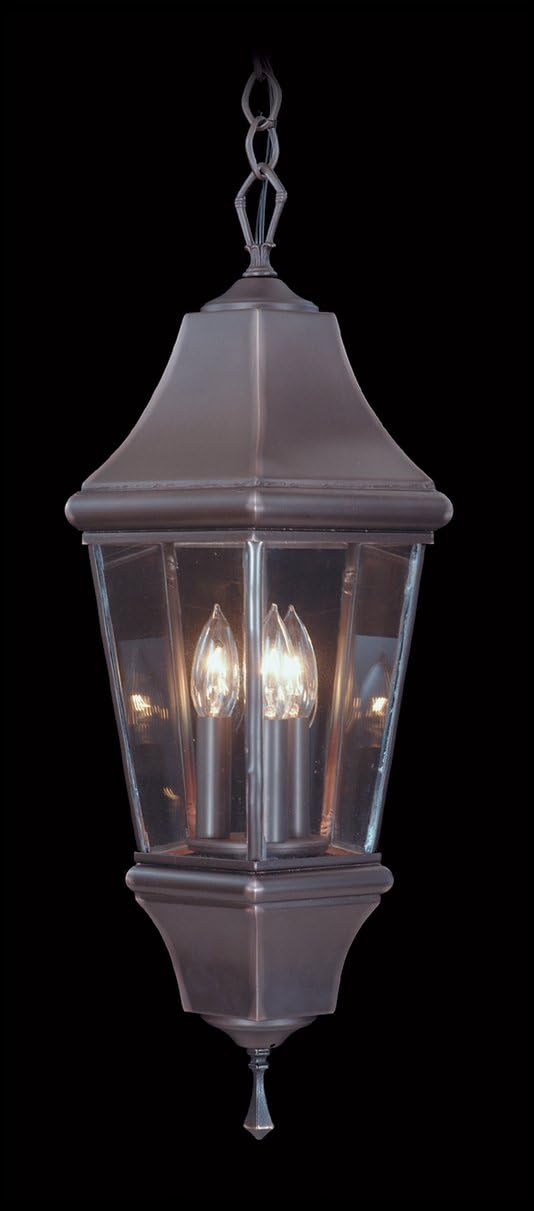 Framburg 8738 Iron 3-Light Normandy Exterior Ceiling Mounts, Iron