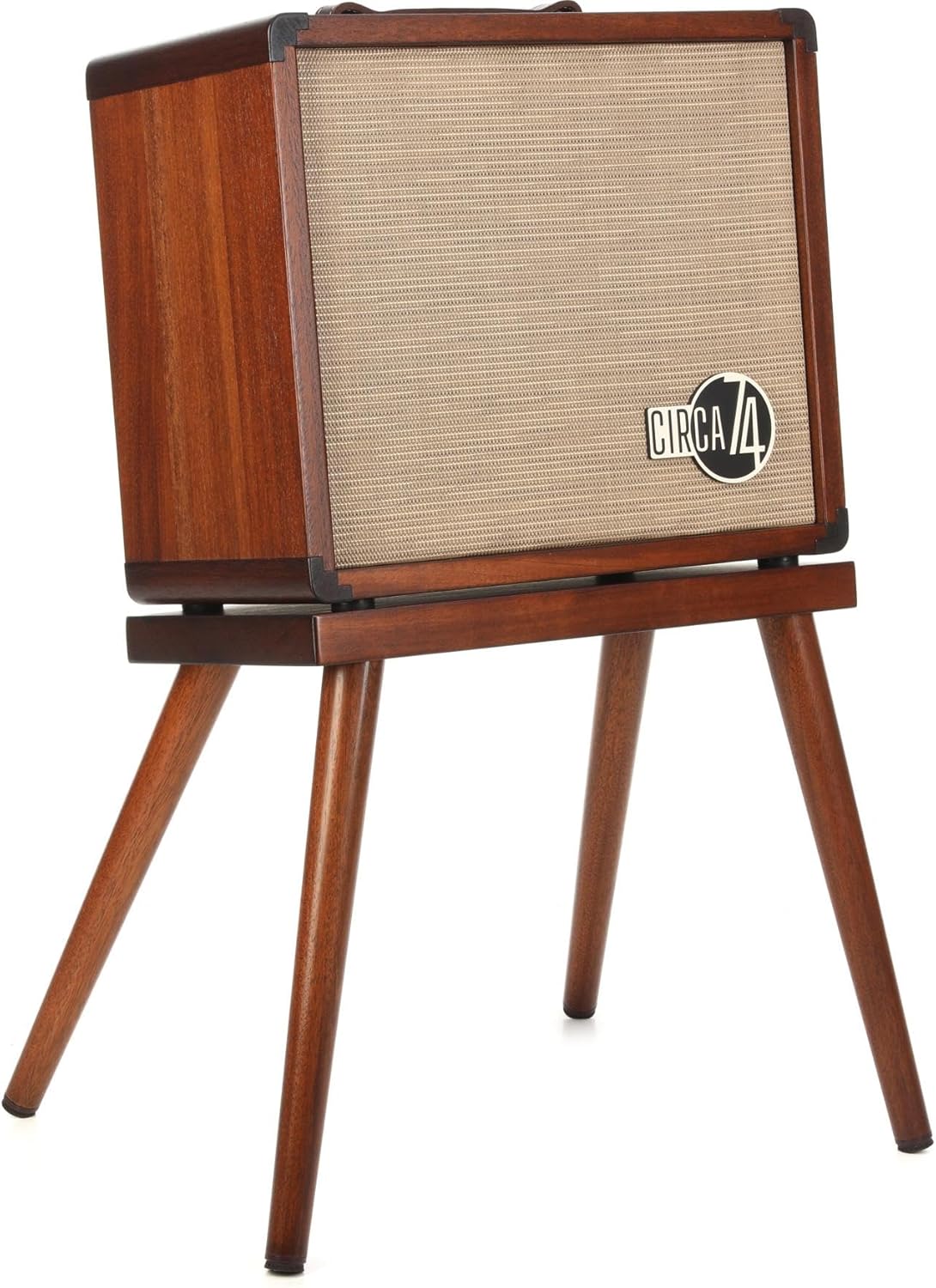 Circa 74 AV150-10 Acoustic Amplifier and Vocal System, Mahogany with stand