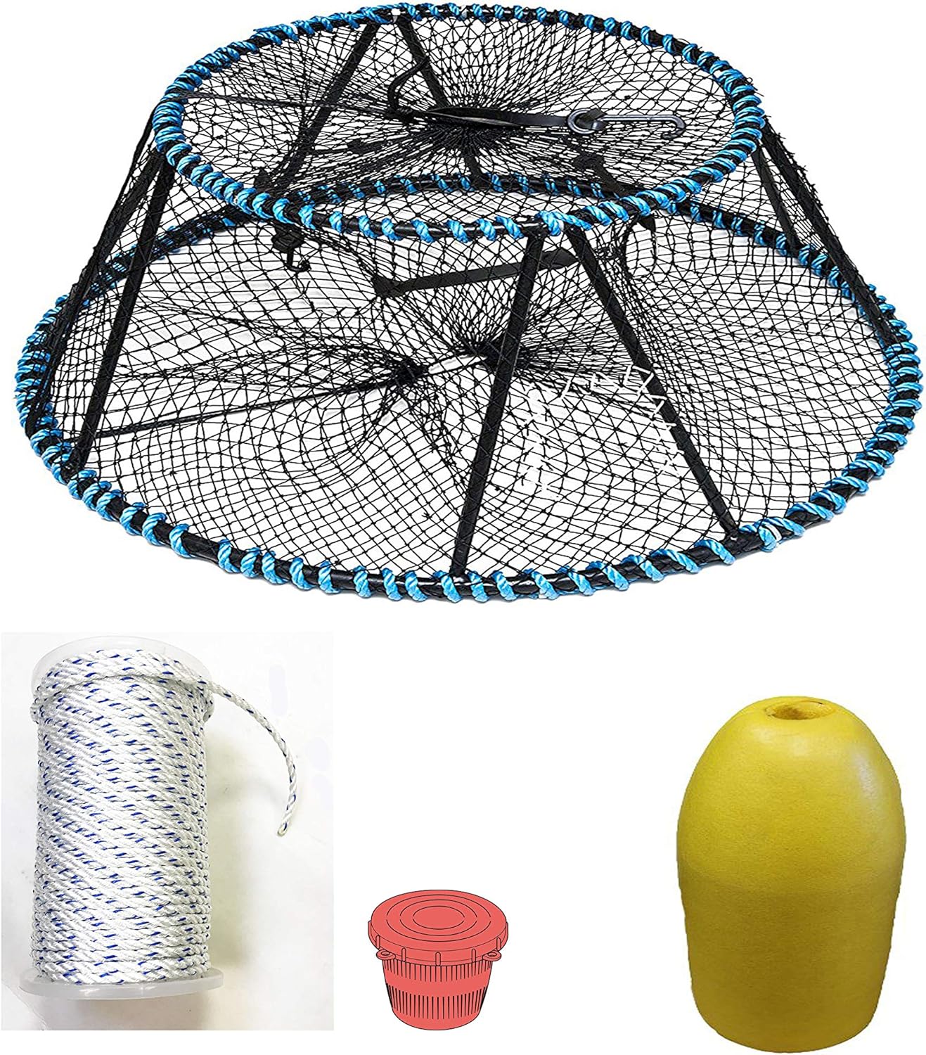 KUFA Sports Vinyl Coated Tower Style Prawn Trap (30