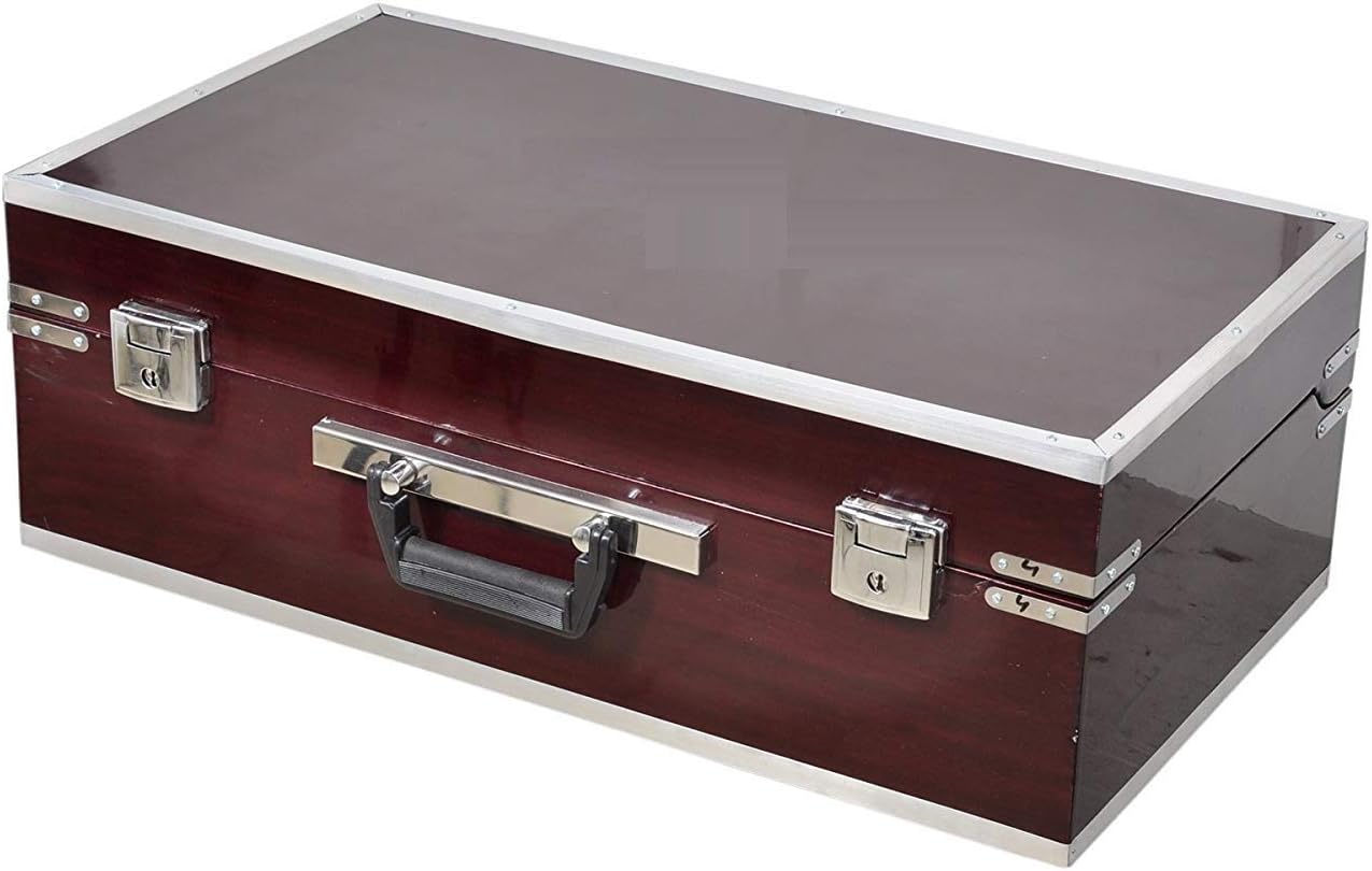 Harmonium 9 Stopper(Portable), Chudidaar 7 Bellow, 42 Key, Two Reed(Bass-Male), 3 1/2 Octave,Coupler, Harmonium With Cover (Mahogany Color)