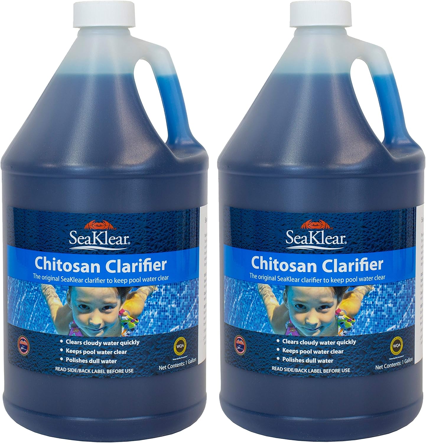 SeaKlear Chitosan Clarifier for Pools (1 gal) (2 Pack)