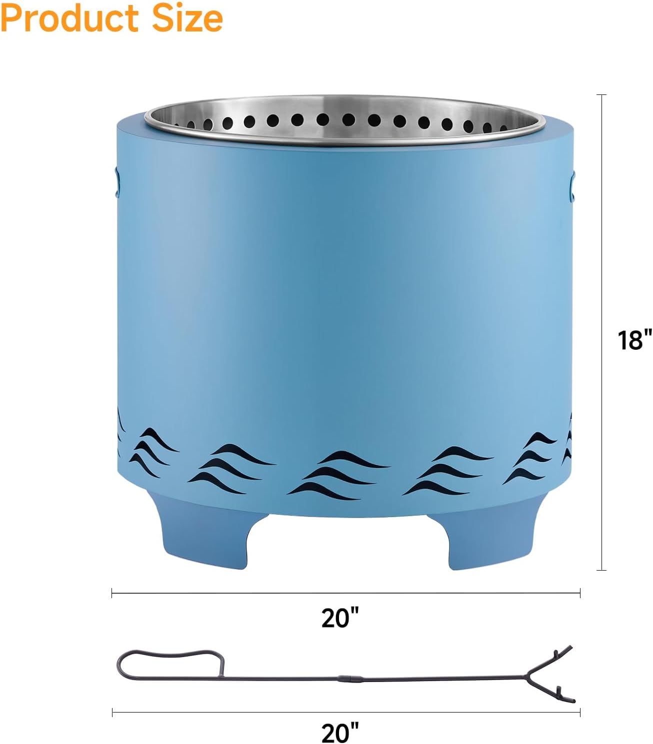 Smokeless Fire Pit, 20