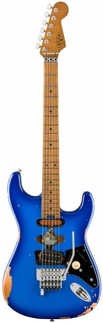 EVH Limited-edition Frankenstein Series Relic Electric Guitar - Blueburst