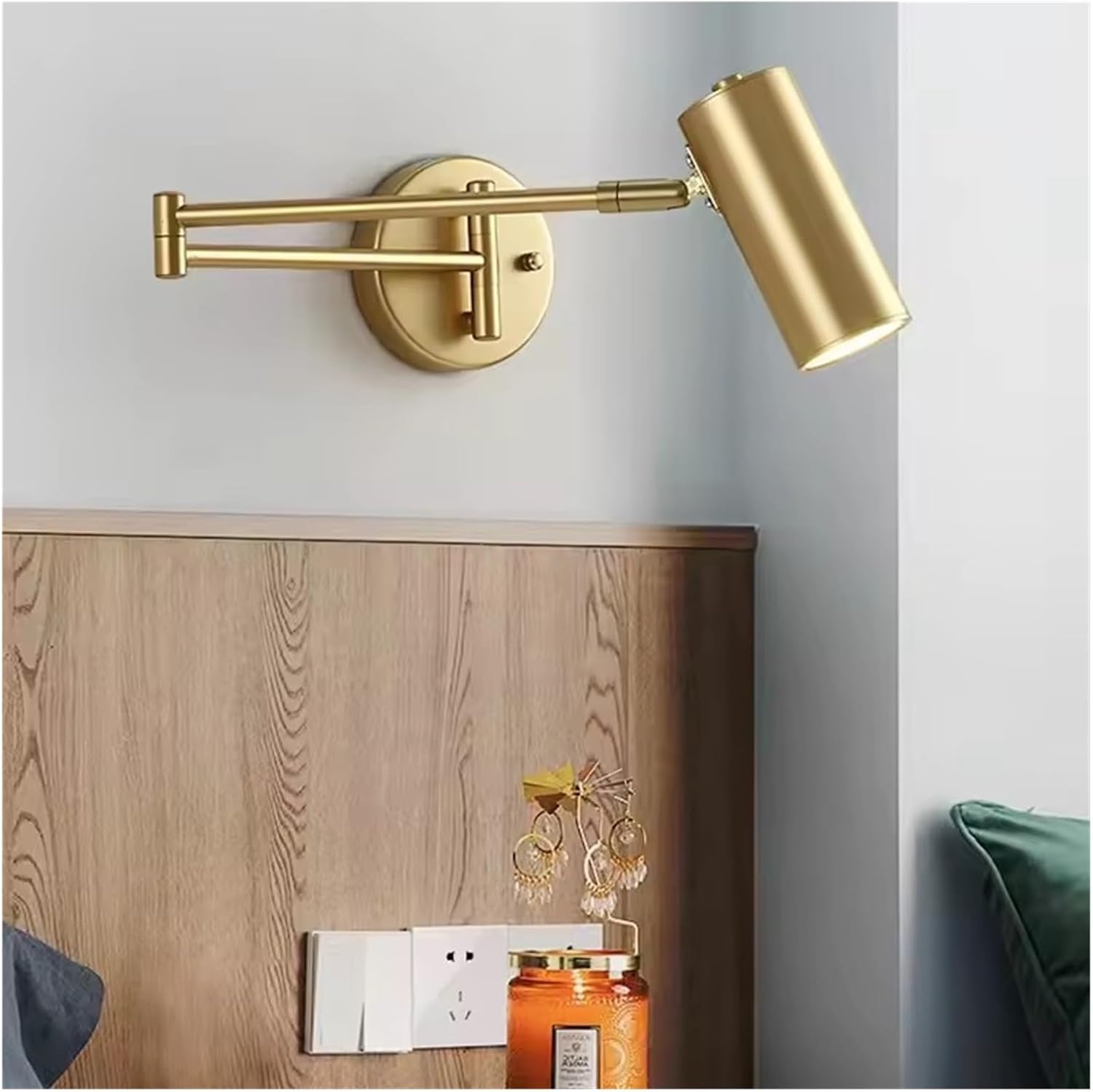 Indoor Lighting Fixtures Adjustable Swing Long Arm Wall Lamps Home Dining Living Room Bedside Decorative Loft Wall Sconce,Modern
