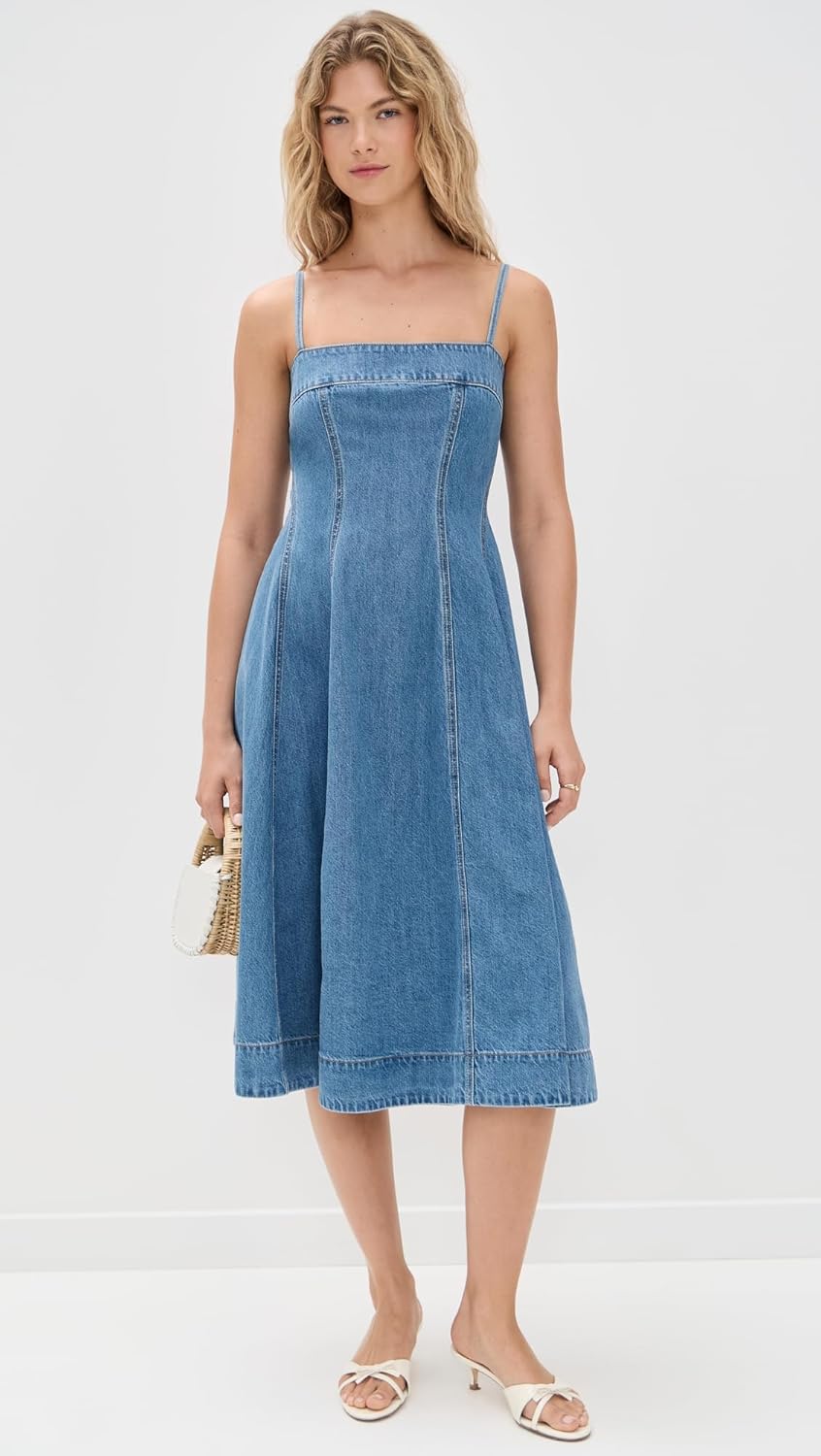 Paige Womens Pippa Midi Dress