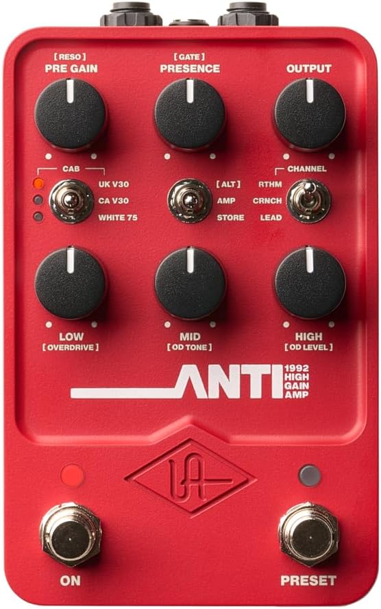 Universal Audio ANTI 1992 High Gain Amp Pedal