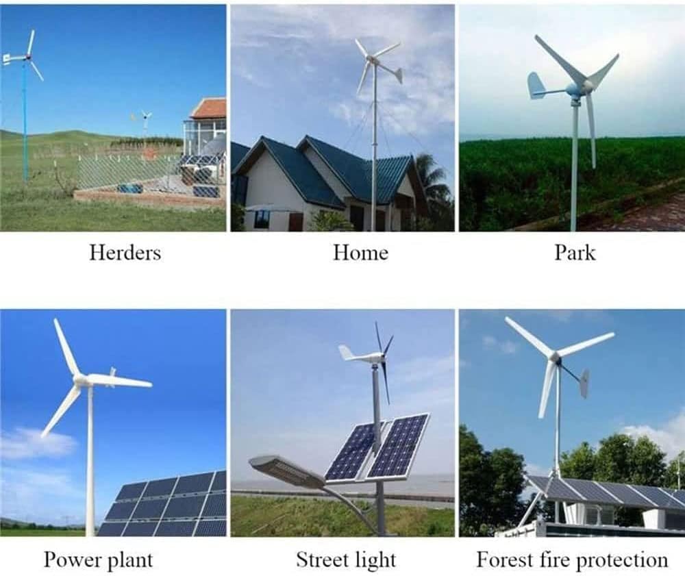 CAJUCA 550Mm 580Mm 600Mm 630Mm Wind Generator Blade Nylon Blades for Horizontal Wind Turbine DIY Windmill Accessories