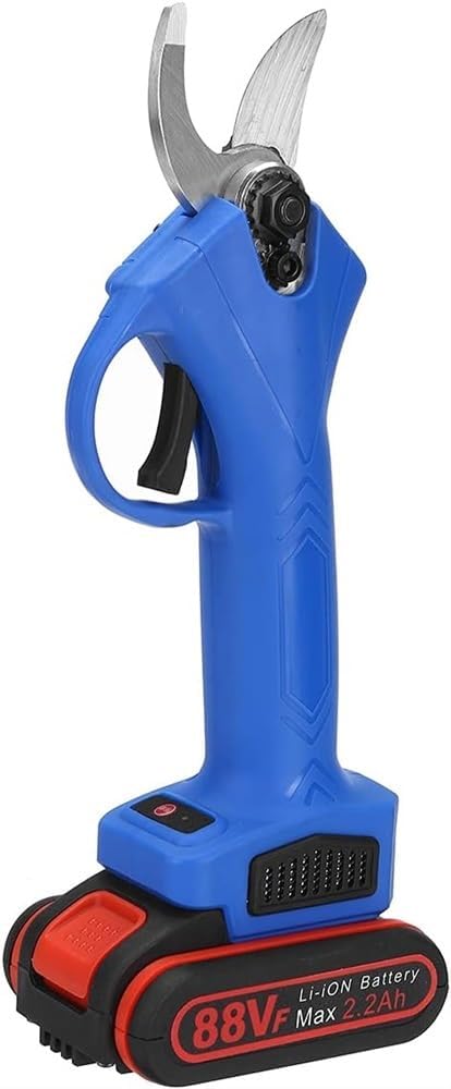 88V Cordless Electric Pruning Shears with Lithium-Ion Battery 30Mm Max Cutting Garden Pruner Branches Cutter (Size : 2 batteries)