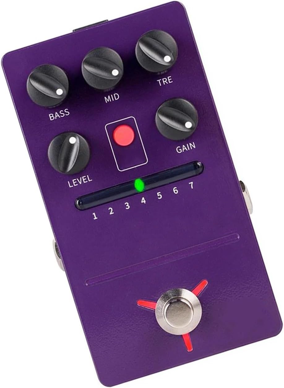 Professional Guitar Effects Pedals This Pedal Based Digital Guitar Effect Has 7 Built In Amp Models And Cabinet Simulation Functions