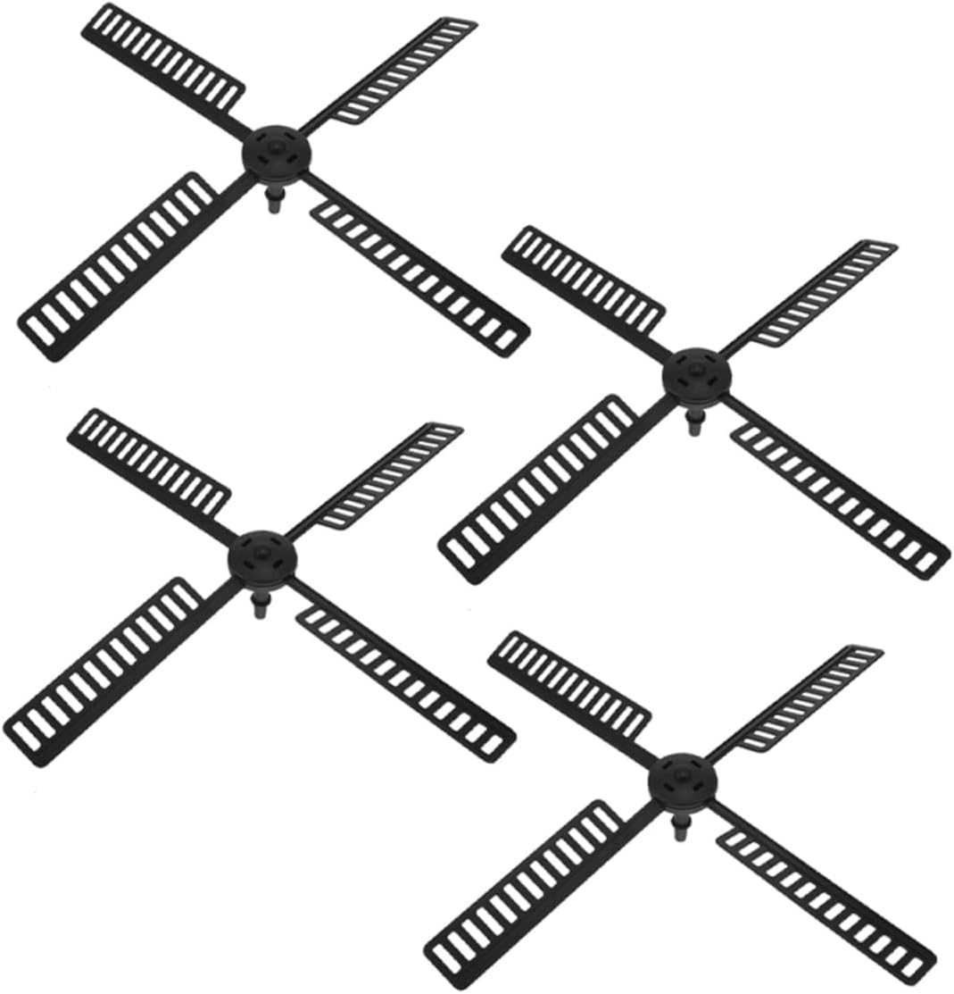 Garneck 20pcs Outdoor Wind Mill Part Replacement Plastic Windmill Blade for Garden Solar