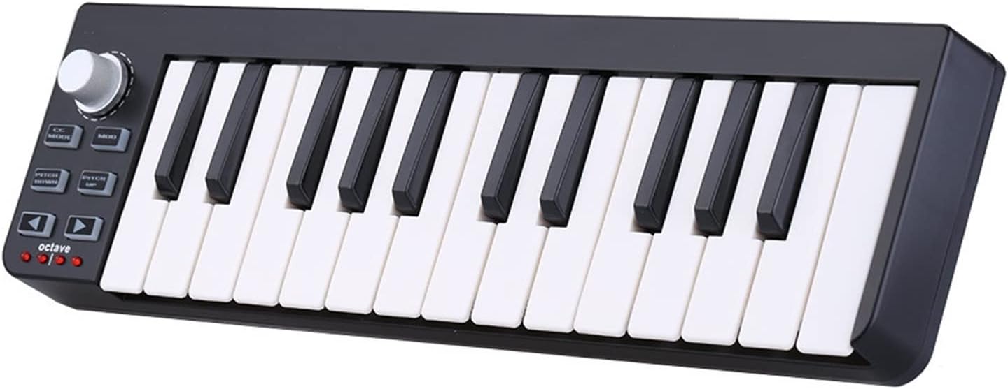 KESHUO Electric Keyboard 25 Portable Keyboard Mini 25-Key USB MIDI Controller MIDI Keyboard Musical Instruments MIDI Keyboard Controller