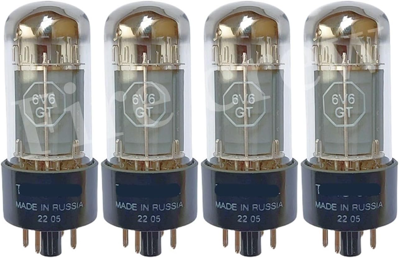 6V6 6V6GT Vacuum Tube Replaces 6P6P 6N6C CV511 HiFi Audio Tube Amplifier kit DIY Matching Four-Way(4pcs Matched Quad)