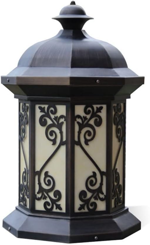 AC Waterproof and Dustproof Outdoor Post Lights Stainless Steel Patio Lights Villa Garden Lawn Lamp Landscape Decoration Lighting Device Community Energy-Saving Street Lamp