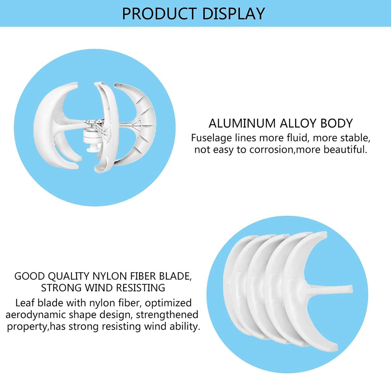 8000W 12V 24V Vertical Axis Wind Turbines Generator with Controller Lantern Motor Kit for Home Hybrids Streetlight