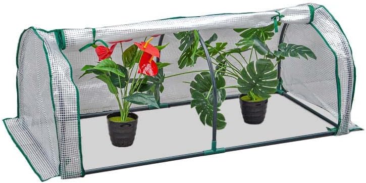 YSUEFIJO Greenhouses for Outdoors, Mini Portable Compact Garden Growhouse, Heavy Duty Green Gardening Plant Hot Outdoor House, Set Up in Minutes, for Seedling, Flowers, Plant Growing