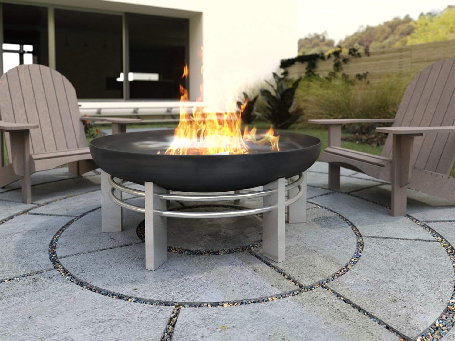 Curonian Modern Jura Luxury Fire Pit 31.1