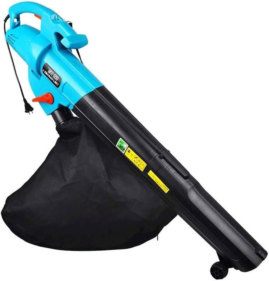 Convenient Electric Leaf Blower, 3-in-1 Garden Vacuum Shredder with Harness Strap High Capacity Collection Bag