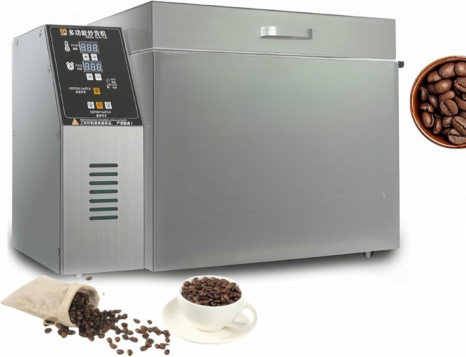 Electric Nut Roasting Machine, Multifunctional Roasting Machine, Commercial Electric Sugar Roasted Chestnut Machine, Drum Frying Pan Roasted Sesame Machine, Coffee Bean Roasting Machine.,Type10