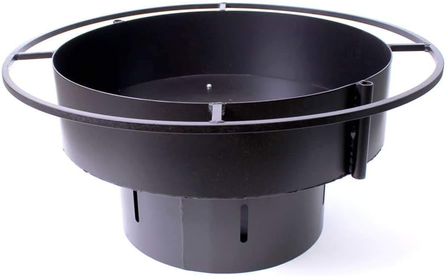 Amish-Made Fire Pit with Grill Attachment