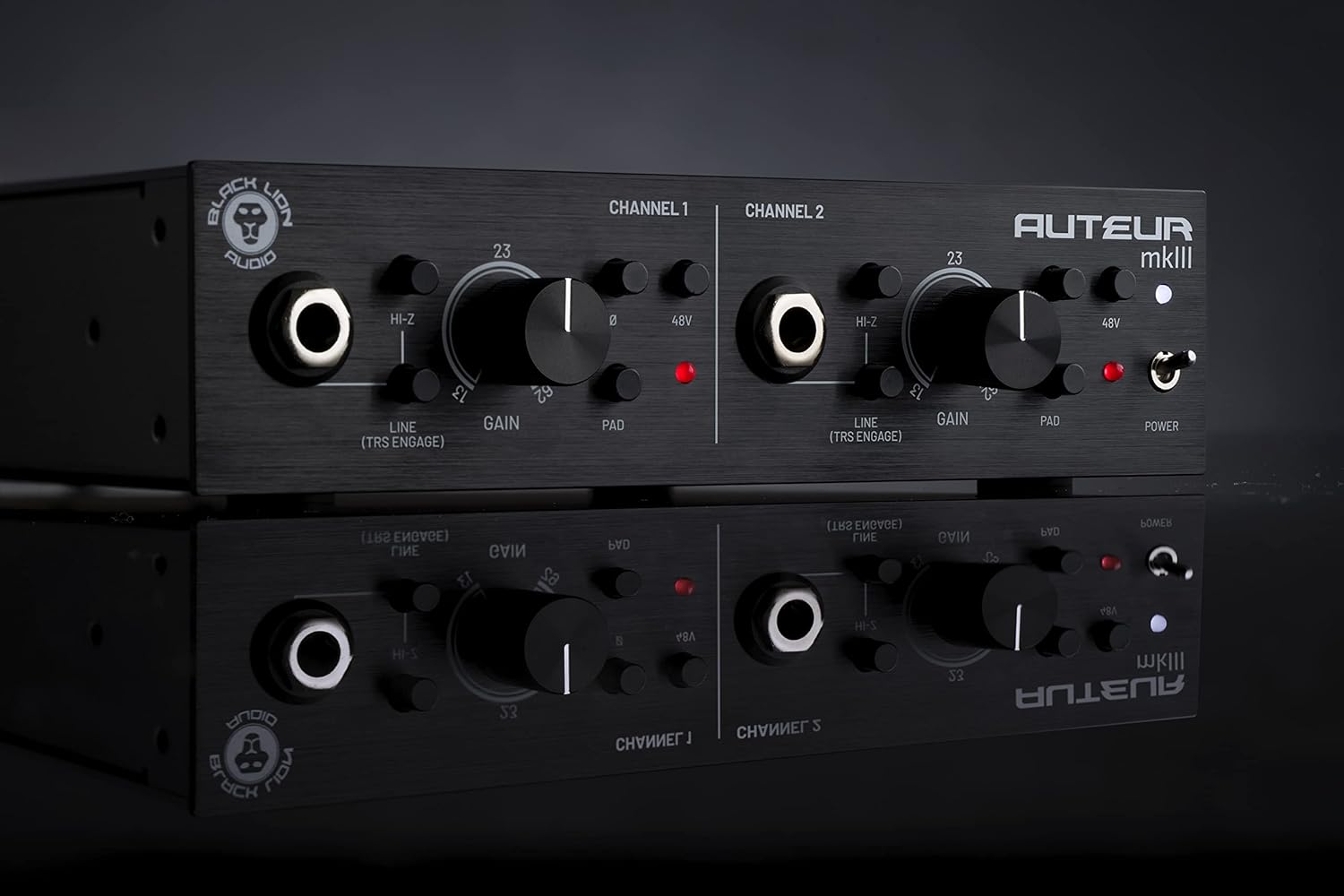 Black Lion Audio Auteur MK3 Dual Channel Microphone Preamp