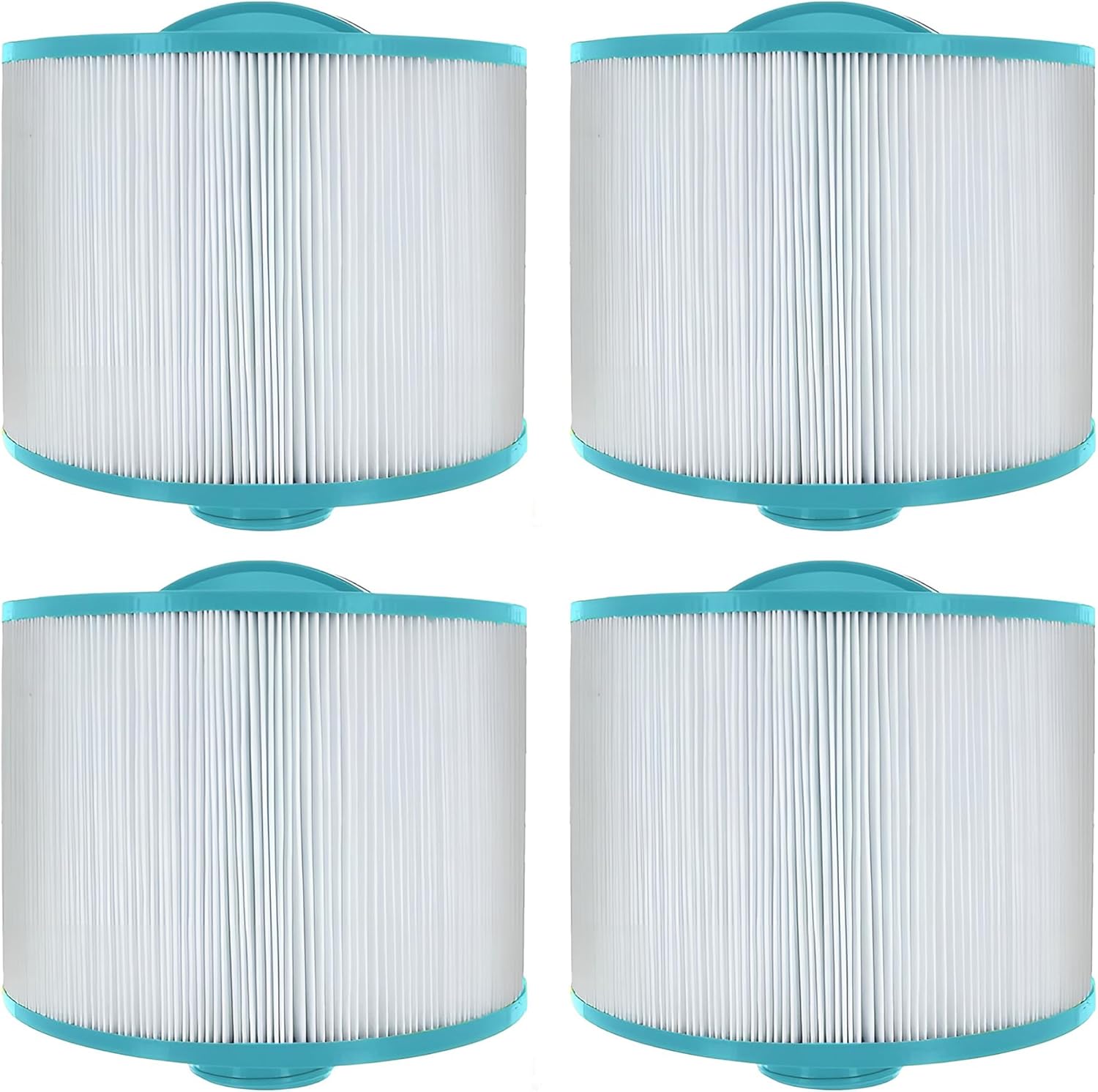 Hurricane Filters HF8H950-01 4 Pack Advanced Pool Filter Cartridge - Replacement for PBF35-M, Unicel 8CH-950, Filbur FC-0536