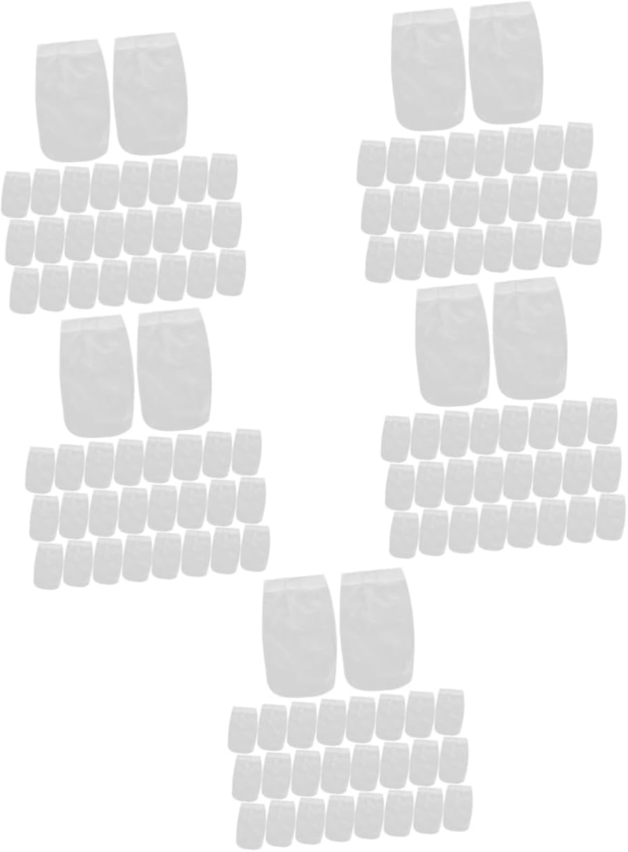 BESPORTBLE 150pcs Pool Skimmer Socks Elastic Mesh Bags for Cleaning Above Ground Pools Catch Oil Hair Debris Convenient Storage