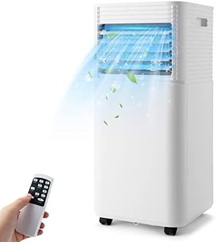 PETSITE Portable Air Conditioner, 10000 BTU AC Cooling Unit for Room, 3 in 1 AC Unit with Air Cooler & Fan & Dehumidifier Mode, Cools Up to 350 sq.ft (10000BTU, White)