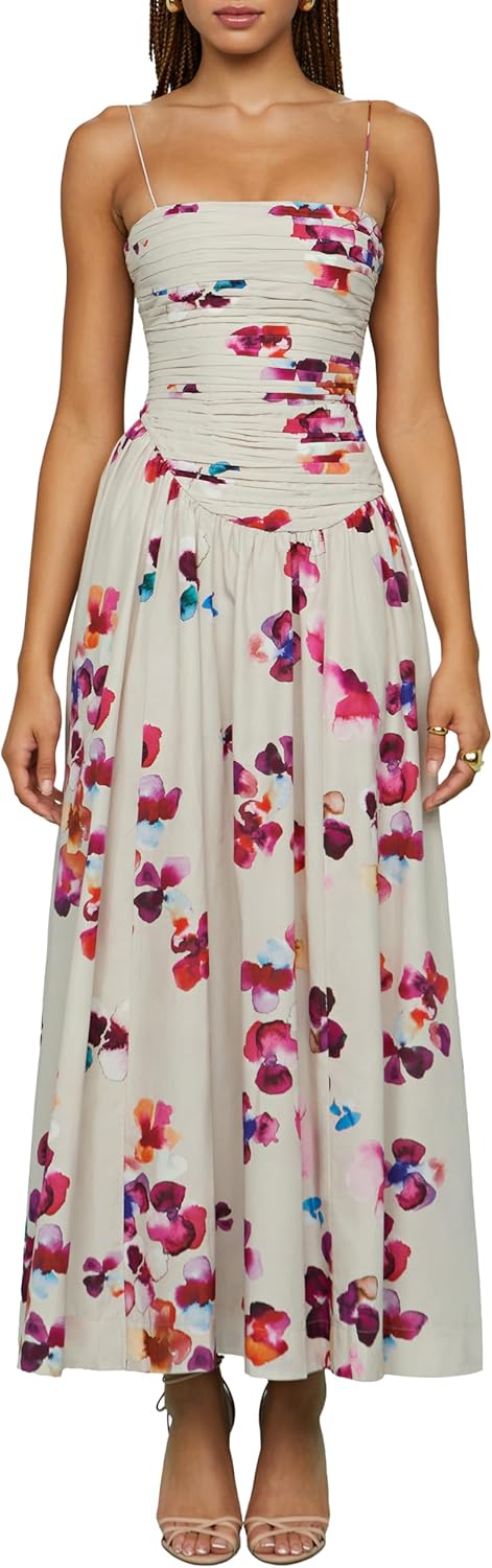 AMUR Women's Michele Midi Dress