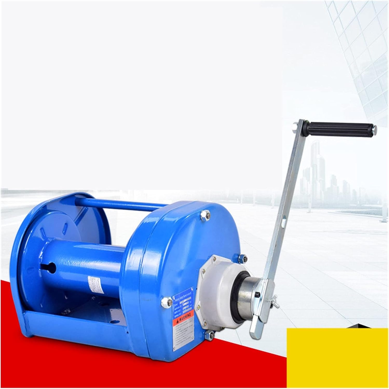Electric Winch 0.5-2T Heavy Duty Hand Winch JC Hand Winch Large Tonnage Hand-cranking Hoist (Bare Metal) Towing Winch (Color : 0.5T Bare Metal) (1t Bare Metal)