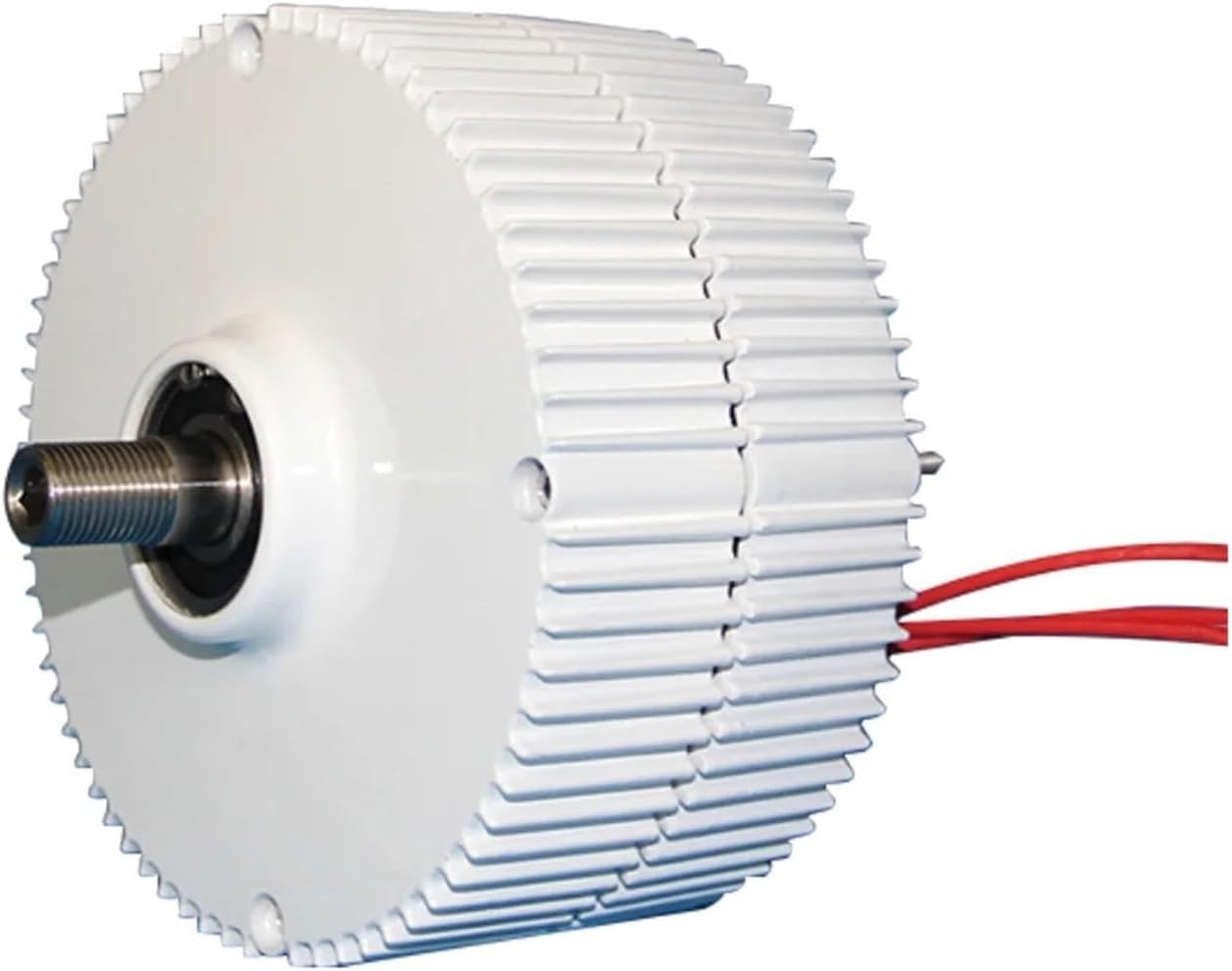 Gearless 2000W Permanent Magnet Generator 12V 48V for Low-Speed Household in Wind Turbines and Water Turbines Low Starting Speed for Home(with Base,24V_2000W 500RPM)