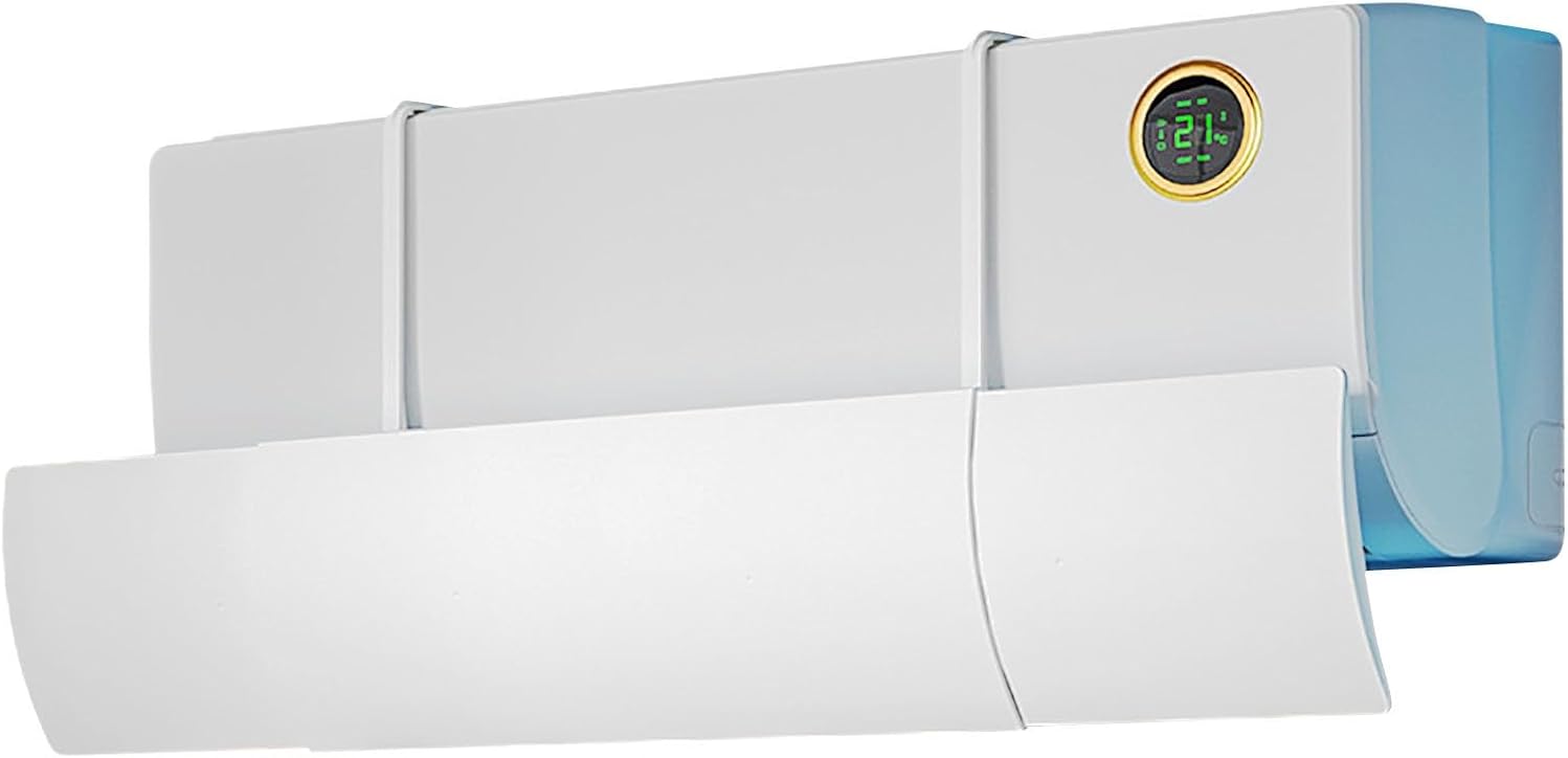 Telescopic Air Conditioner Deflector, Anti-Direct Blowing of Air Conditioners Wind Deflector, AC Air Deflectors of Punch-Free