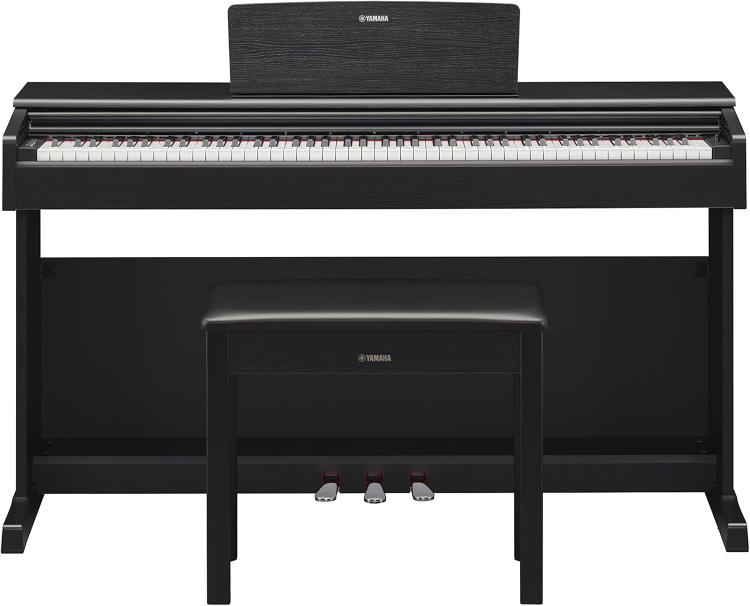 Yamaha YDP145 Arius Series Digital Console Piano with Bench, Black & amaha Wireless USB to Host MIDI Adapter