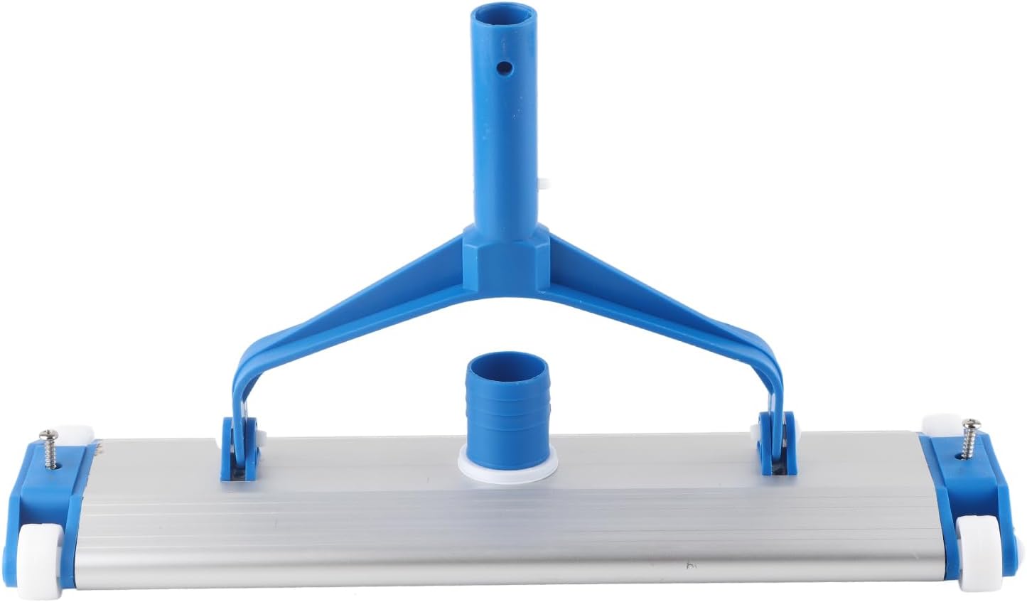 18 Inch Swimming Pool Vacuum Cleaner Brush, Aluminum Alloy Vacuum Head with Dirt Suction - Durable Aluminum Construction, Soft Roller Design, Easy Installation for Pools and