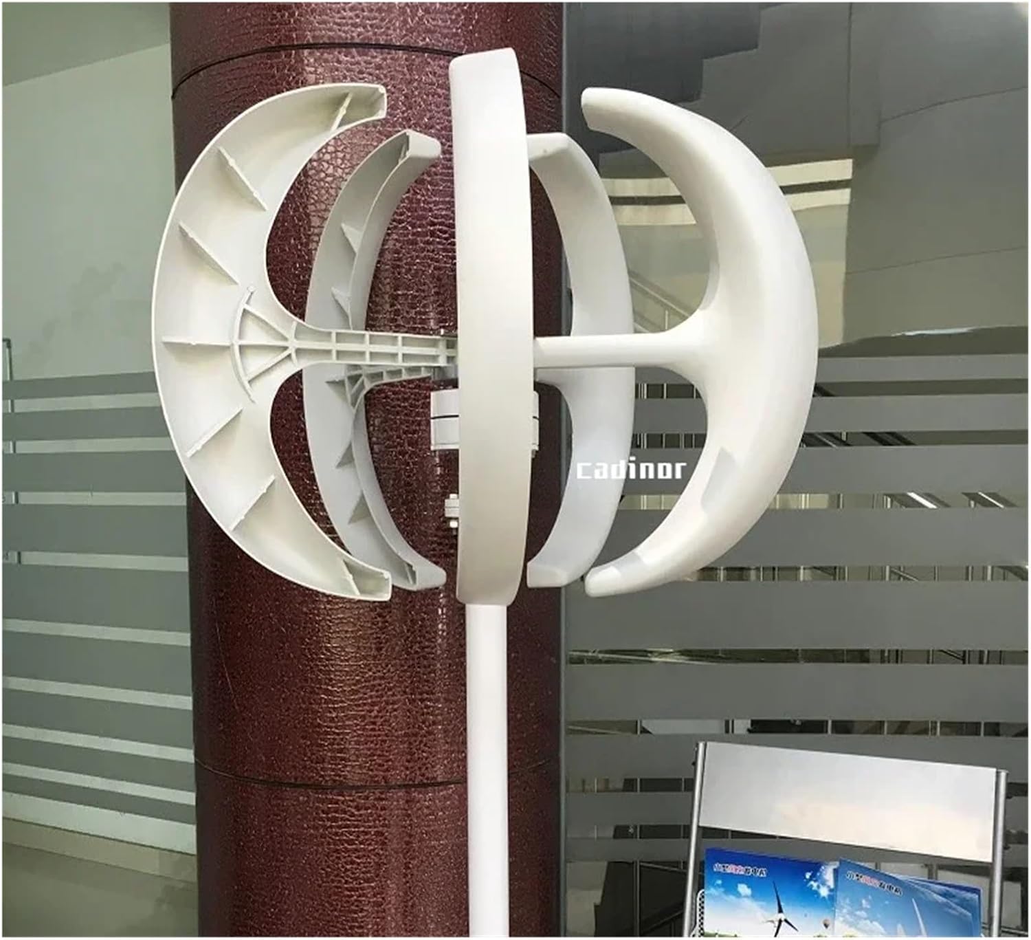 Wind Turbines Generator 5000W 8000W 10KW 48V 24V Vertical Generator Permanent Magnet Suspension Low Wind Start Household Low Starting Speed for Home(White,48V_8KW)