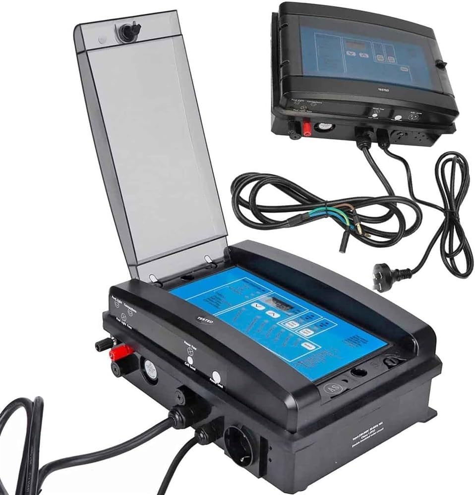 Swimming Pool Chlorinator,Salt Chlorine Generator,10/15/20/30/50 G/H Salt Water Pool Chlorinator System,Salt Chlorine Generator Suitable for Home Pool,15g/h (Size : 50g/h)