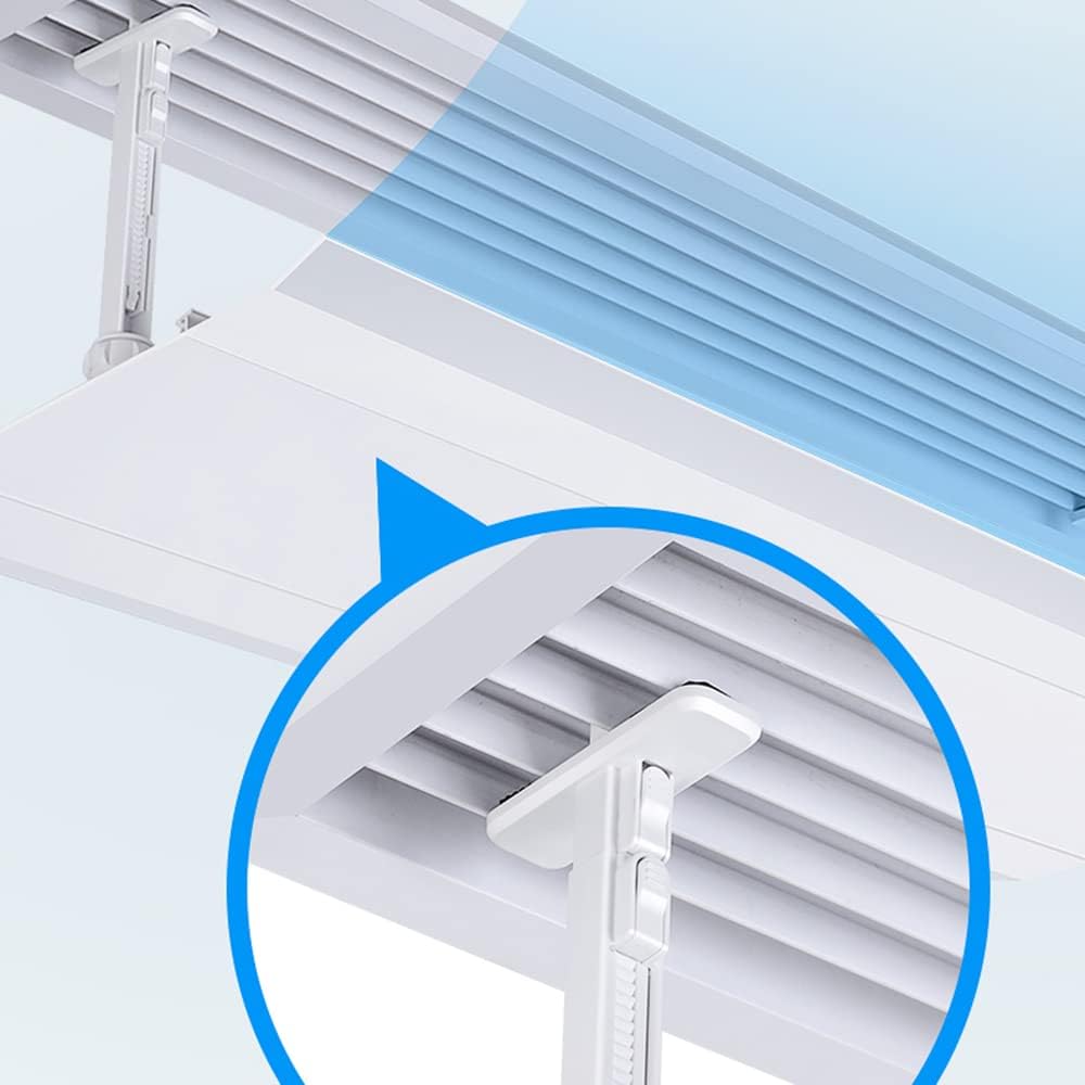 Universal Central Ceiling Air Conditioner Wind Guide and Anti-Straight Blowing Cover A/c Hood Wind Deflector Wall-Mounted Air Conditioner Deflectors Help with Cooling/Heating Cycles