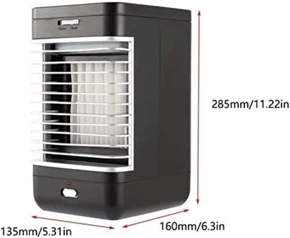 Portable Air Conditioner Fan, Personal Mini Evaporative Air Cooler with 2 Speeds, Quiet Air Cooler Fan, for Home Office