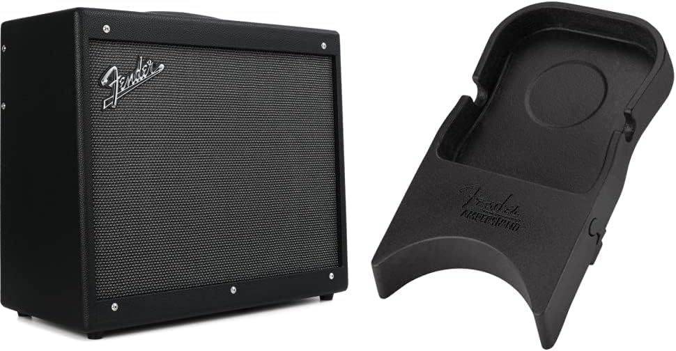 Fender Mustang GTX100 Guitar Amplifier, with Amperstand Guitar Cradle