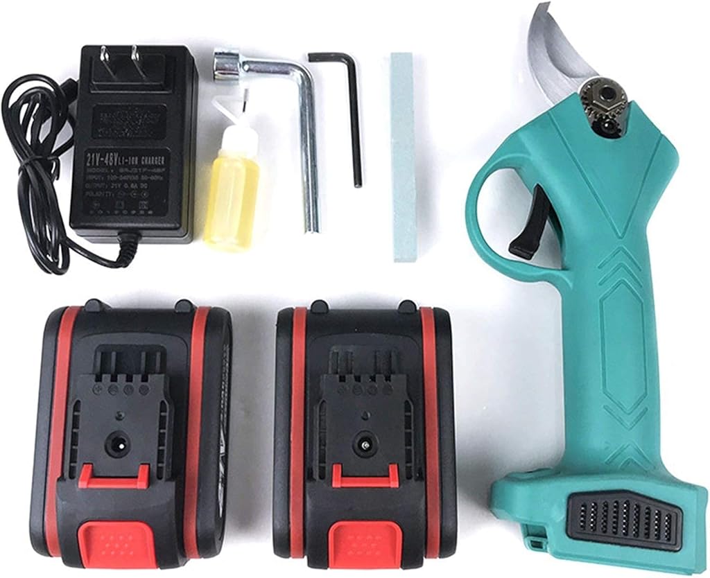 New Professional Electric Pruning Shears Cordless Secateurs Electric Gardening Shears Hand Secateurs Trim Tree Twigs Shrubs & Plant Stems Cut Through