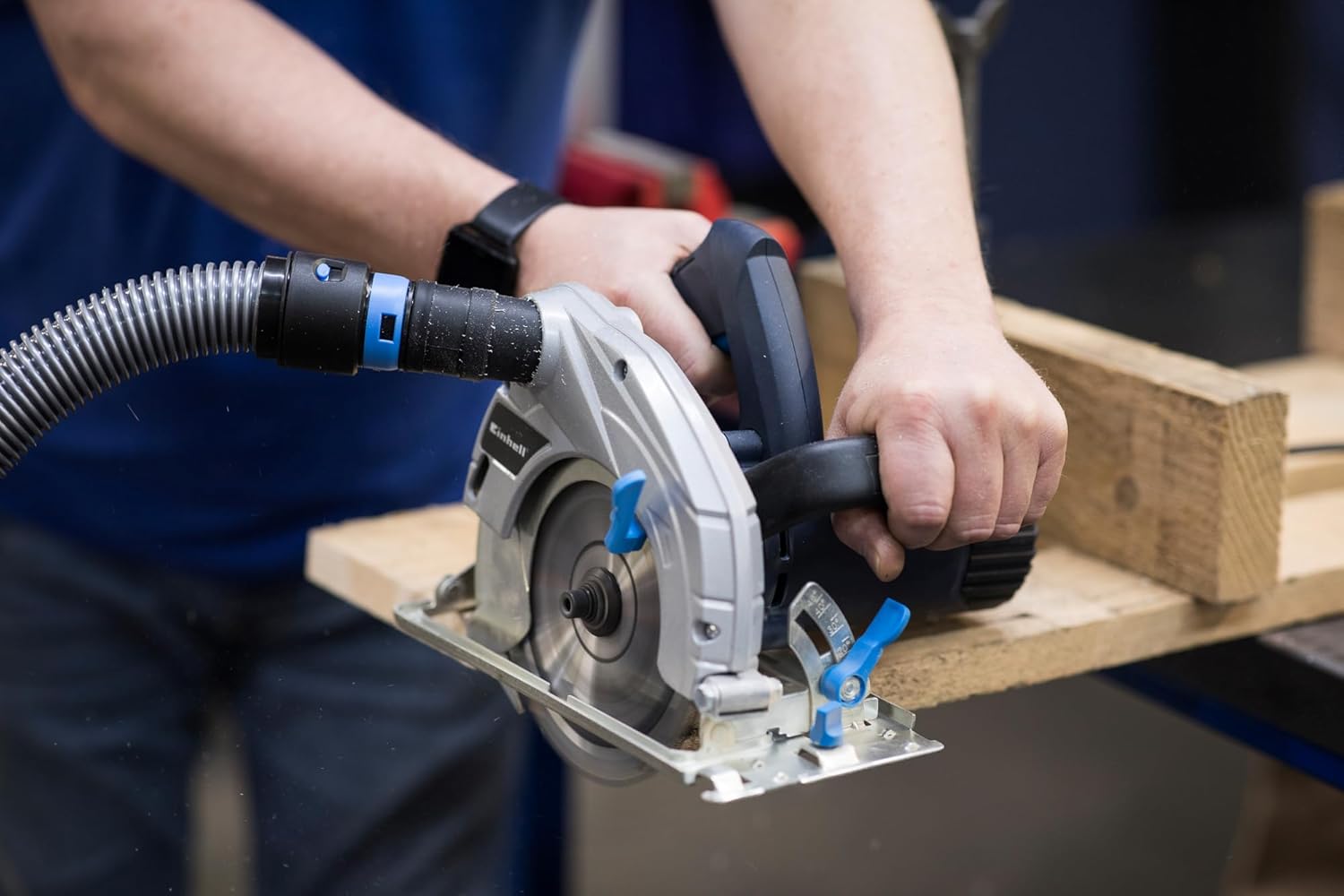 Quick Click Multi-Brand Power Tool Dust Collection Adapter Set and Full Cleanup Vacuum Accessories with 30 Ft. Hose for Home and Shop Wet/Dry Vacuums