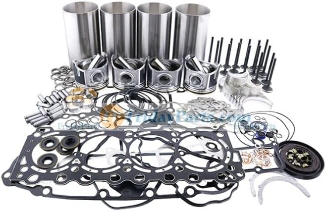 Aftermarket replacement Overhaul Rebuild Kit 4D94 Engine PW60-1 EG30-3 EC35V Excavator Loader Generator