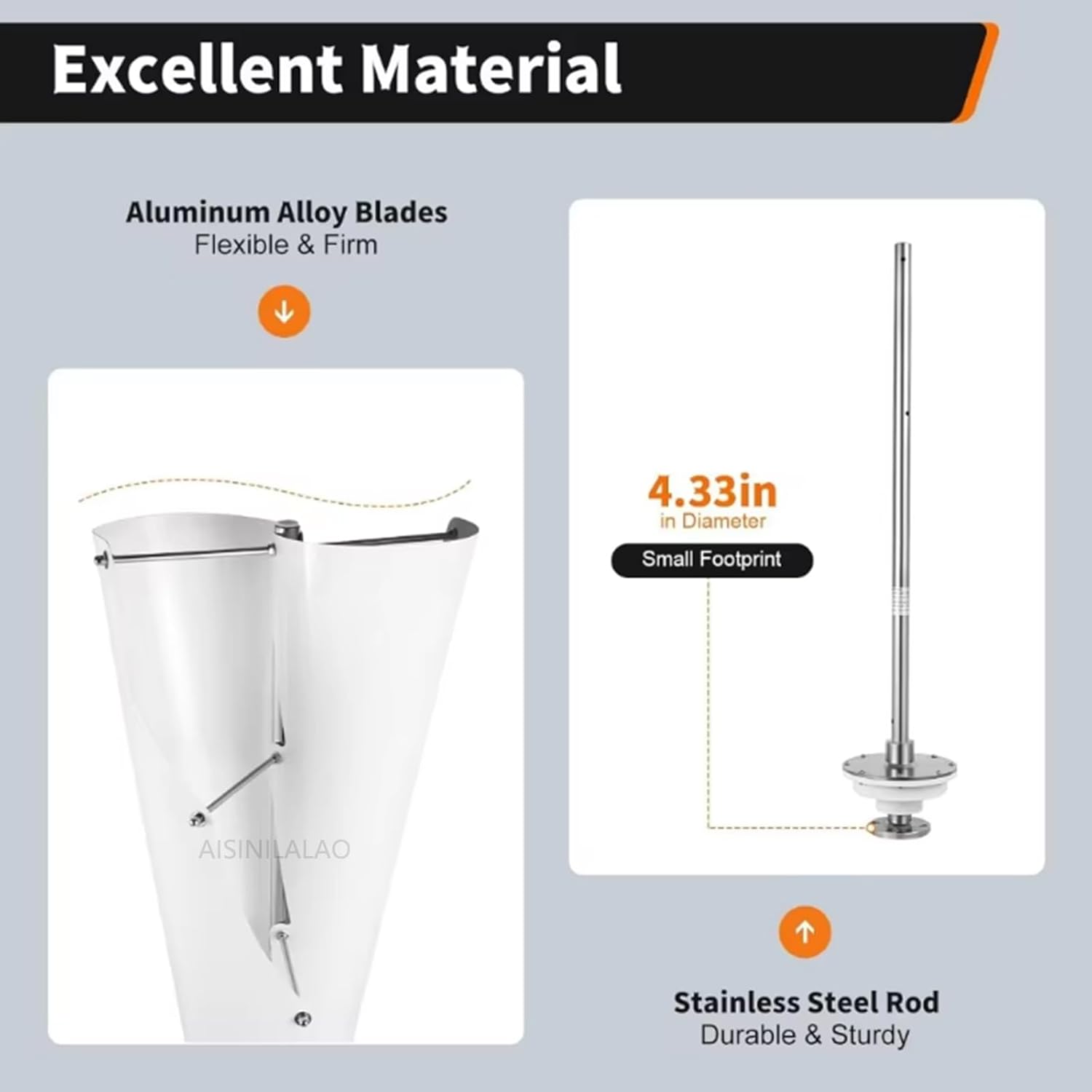 400W 12V Wind Turbine with Controller, Vertical Wind Power Turbine Generator, Portable Windmill Generator for Outdoor Lighting Power