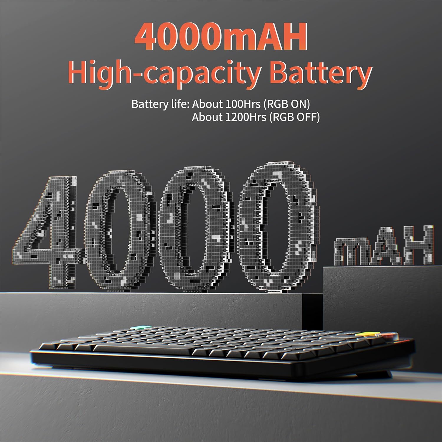 nuphy Air75 V3 Hot Swappable Wireless Mechanical Keyboard, 84 Keys 75% Custom Low Profile Keyboard with Knob, RGB Backlit, Gasket Mounted, Support Bluetooth/2.4GHz/USB-C,Black-Red Nano