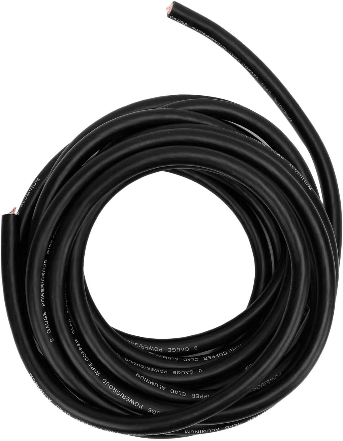 1 Gauge AWG Automotive Wire 25ft, Soft Insulated Copper Wire for Car Amplifiers, Subwoofers, Audio Installation, Grounding, Marine Use with Car Stereo Speaker Cable for RV (B)