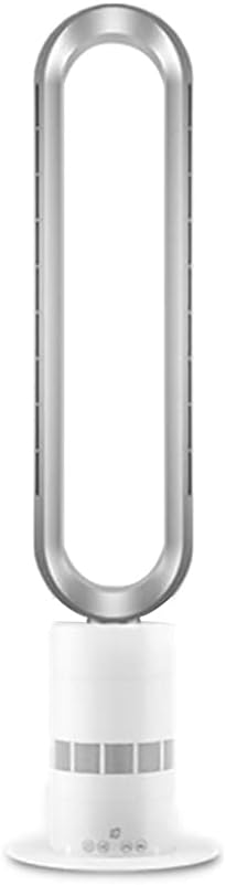 Oscillating 90° Fan Heating/Cooling Dual Purpose 10 Speed Fan with Remote Built-in Space-Saving for Home Office (Color : White)