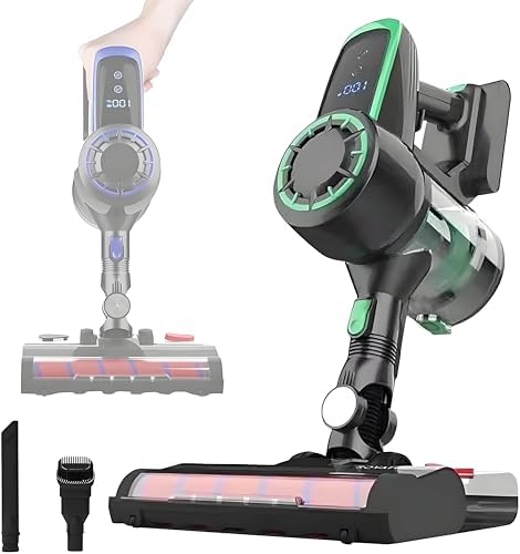 Cordless Pool Table Cloth Brush Cleaner Kit with LED Light, 22kpa Suction, 2200mAh Battery - Ideal for Snooker and Billiard Halls, Efficient Blue Cleaning Tool