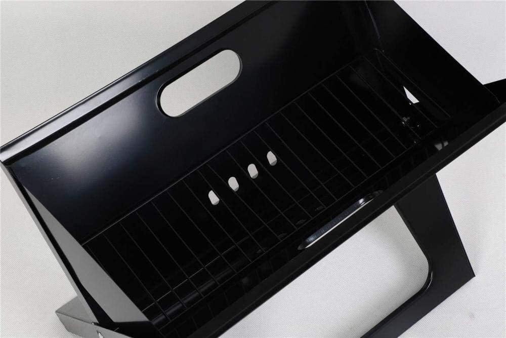 Fire Pits Outdoor Wood Burning Fire Pits Portable Charcoal Grill for Camping Cooking Stainless Steel Mini Folding Barbecue, Stove for Travel, Picnic, RV with Cover BBQ Cooking for Outside Camping