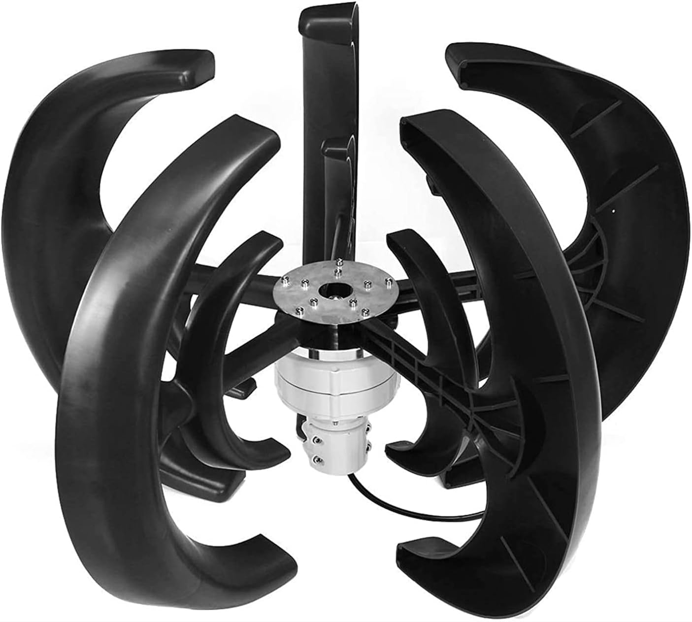 Wind Turbines 4000W Vertical Axis Wind Turbines,Generator Lantern 5 Blades Motor Kit Windmill Energy Charge Turbines for Home Camping