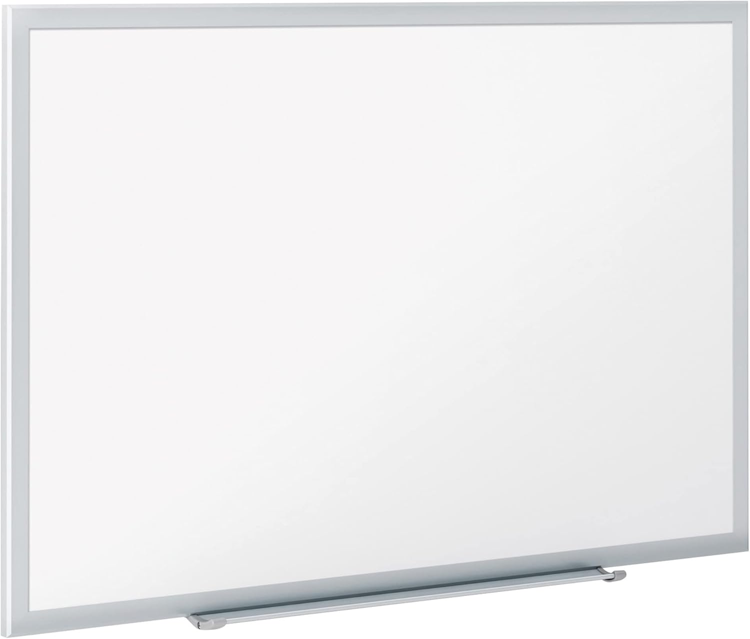 Quartet Whiteboard, Dry Erase Board, Magnetic, 6' x 4', Nano-Clean Surface Resists Ink Stains, Accessory Tray and 1 Dry Erase Marker, Silver Aluminum Frame (SM537)