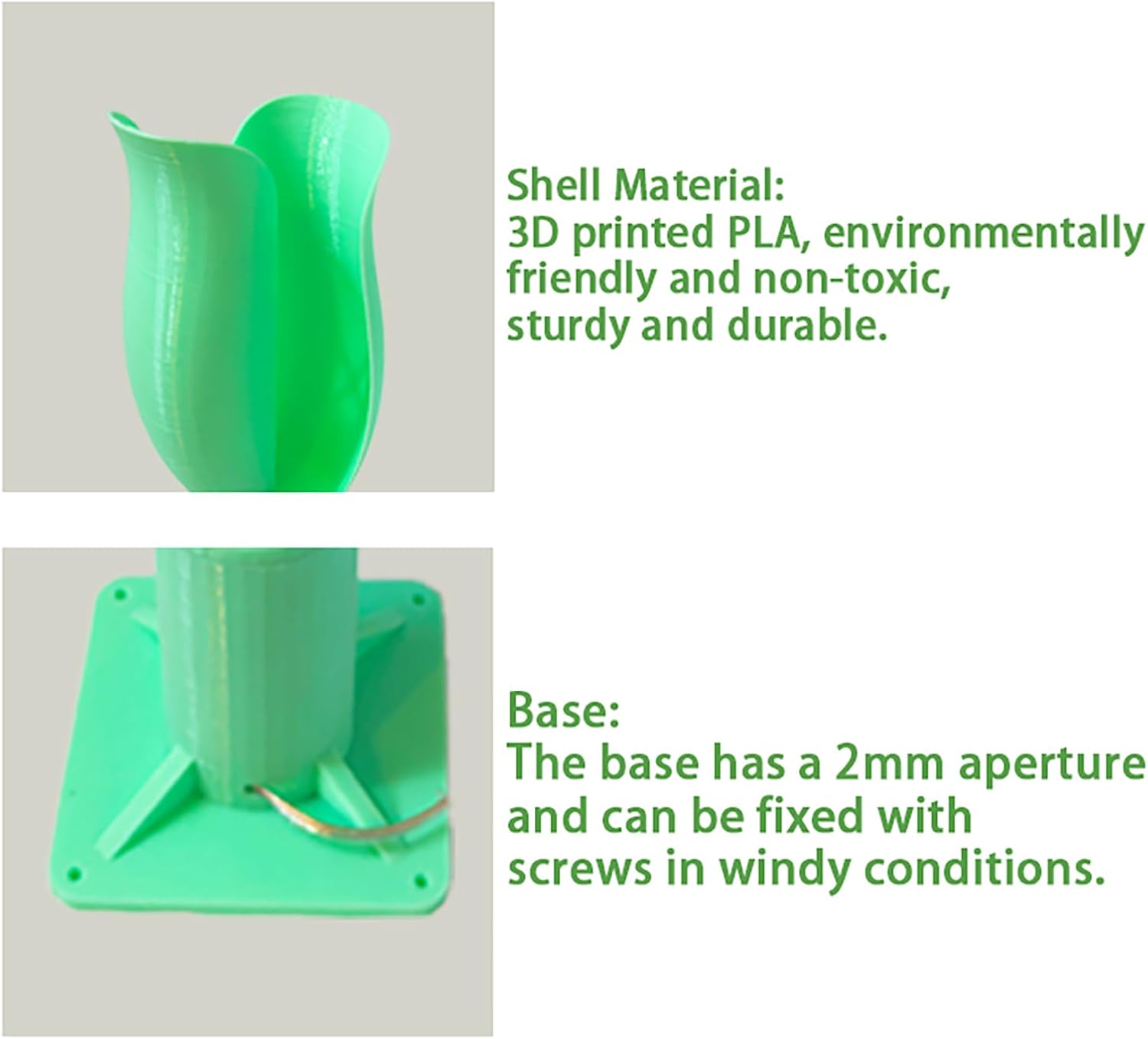 20W Wind Power Generator 1-12V Wind Generator DIY Vertical Axis Wind Turbine Model with LED Light, Three-Phase Permanent Magnet Generator for Teaching Physical Power Generation,Green,20W